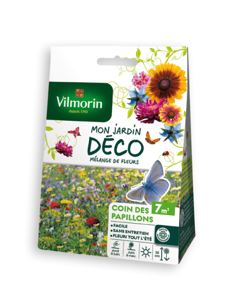 Mélanges de fleurs - Coin Papillons - 7 m² - Mélange de fleurs - face recto